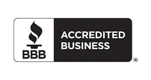 A bbb accredited business seal.